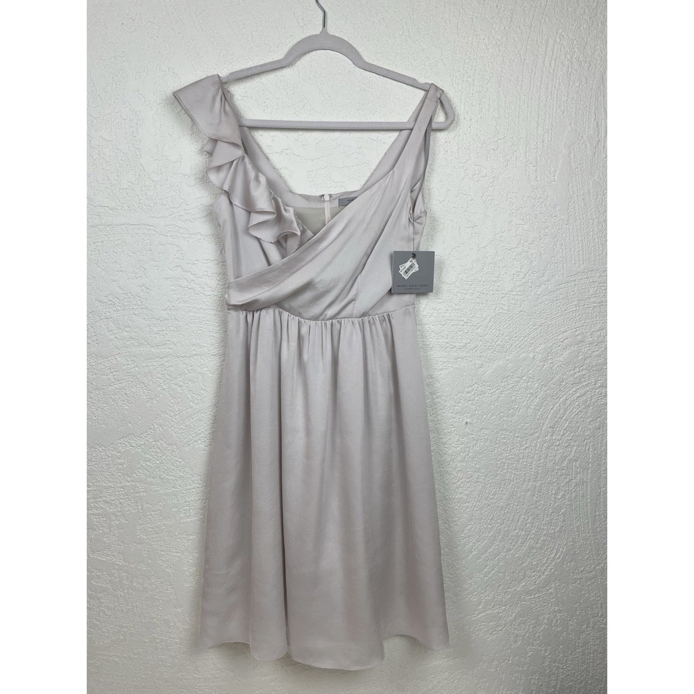 Marc New York Andrew Marc Women Gray Cocktail Dress NEW, size 2 - Retail $168.00